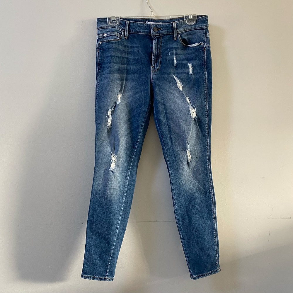 Guess Distressed Curve-X Skinny Jeans Size 30 Regular